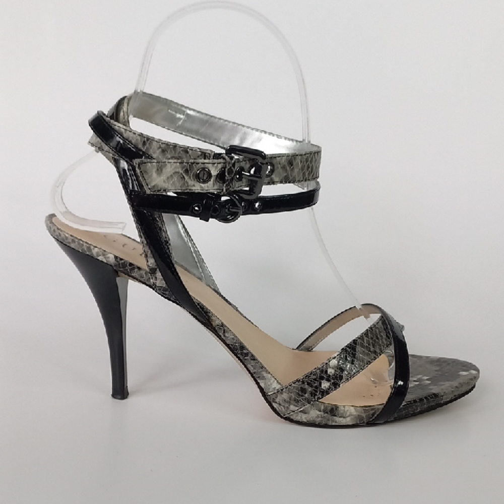 Guess Black and Gray Stiletto Heels